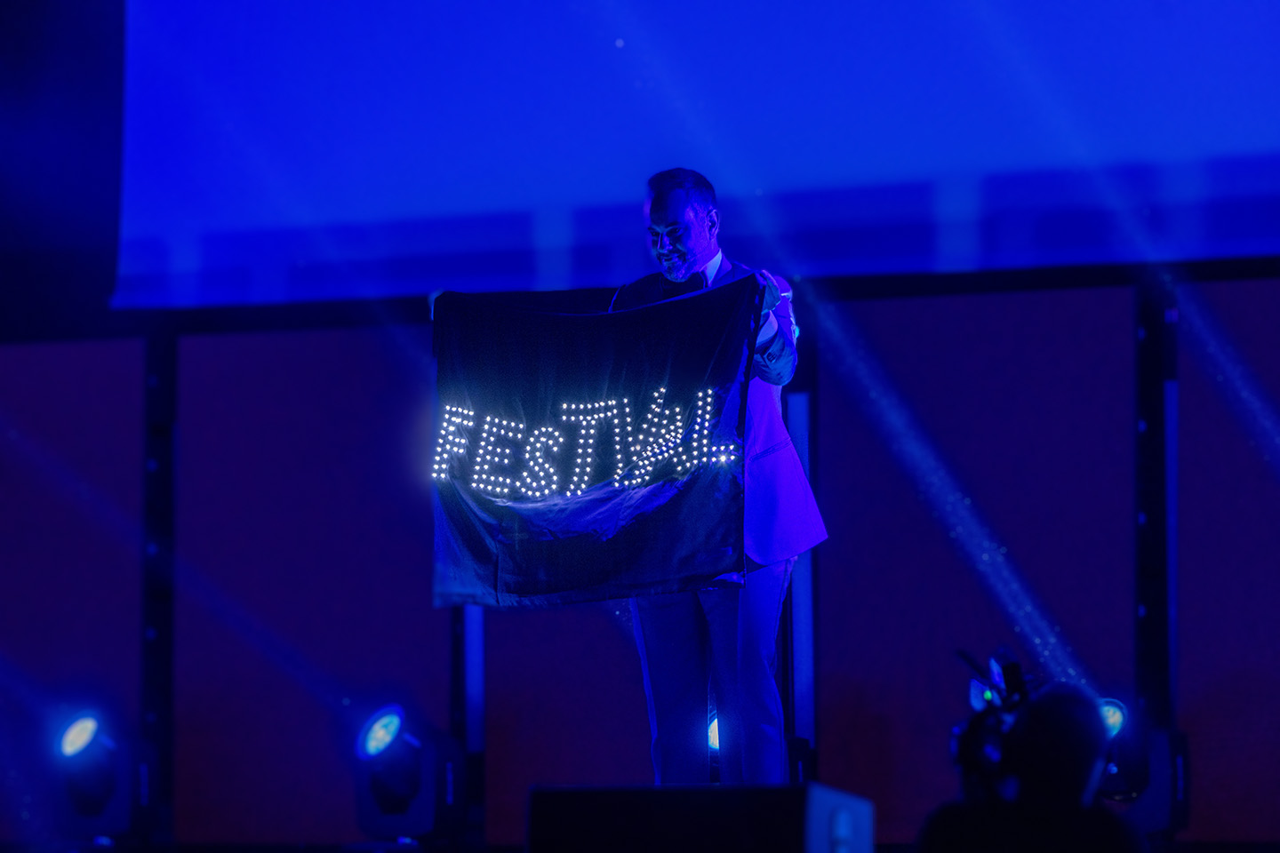 Actuación de Jorge Blass en FestVal 2026